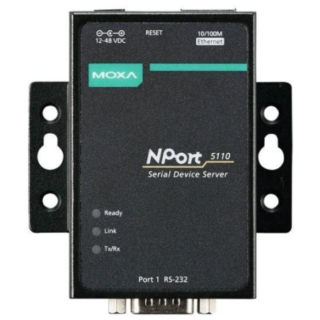 Moxa NPORT 5110 - Reliable Serial to Ethernet Device Server for Seamless Connectivity (Model: 40145)